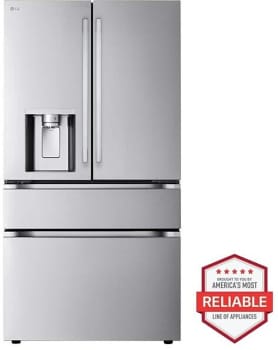 LG LF29N8330S - 1 1 29 cu. ft. Smart Standard-Depth MAX 4-Door French Door Refrigerator with Full-Convert Drawer