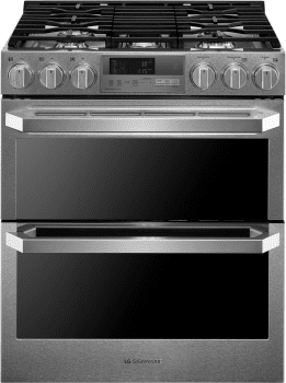LG SIGNATURE LUTD4919SN - Slide-In Signature Series Dual Fuel Range from LG
