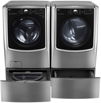 LG TurboWash Series LGWADRETUR3G - Side-by-Side with Sidekick