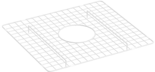 Rohl WSGMS3918WH - 15 Inch Wire Kitchen Sink Grid in White