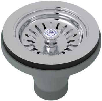 Rohl SW734APC - 1 1/2 Inch Basket Strainer without Remote Pop-Up in Polished Chrome