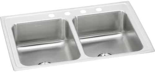 Elkay Lustertone Collection LR3321PD0 - 33 Inch Double Basin Sink