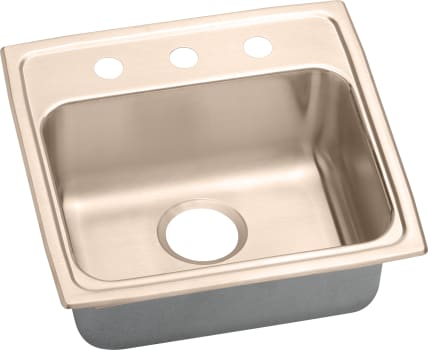 Elkay CuVerro LRAD1919601CU - 19-1/2 Inch Single Bowl Sink