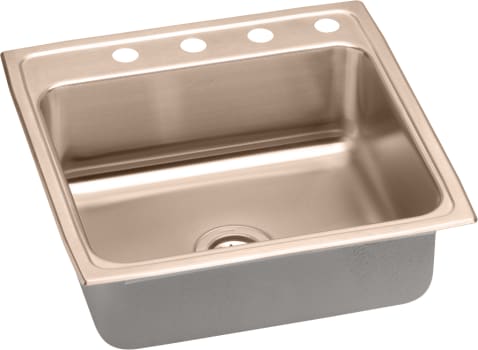 Elkay CuVerro LRAD2222554CU - 22 Inch Medical Grade Single Bowl Sink