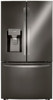 Lg Lrfdc2406d 36 Inch Counter Depth Smart French Door Refrigerator With 23 5 Cu Ft Capacity Dual Ice Maker With Craft Ice Door In Door Glide N Serve Drawer Smart Cooling Plus System Door
