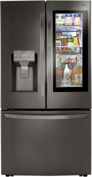 Lg Lrfvs3006d 36 Inch French Door Craft Ice Smart Refrigerator With 29 7 Cu Ft Capacity Instaview Door In Door Wifi Dual Ice Maker Integrated Water Filter Dispenser Lodecibel Quiet Operation Sabbath Mode And Energy Star