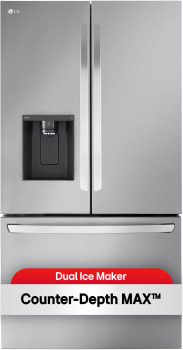 LG LRFXC2606S - 36 Inch Counter Depth Smart French Door Refrigerator