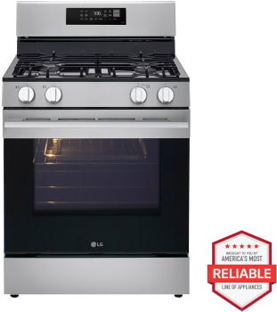 LG LRGN6321Y - Freestanding Gas Range with 6.3 Cu.Ft. Capacity
