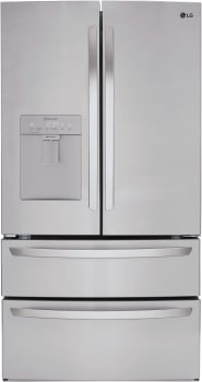 LG LRMWS2906S - 36 Inch 4-Door French Door Refrigerator with 28.6 Cu. Ft. Capacity