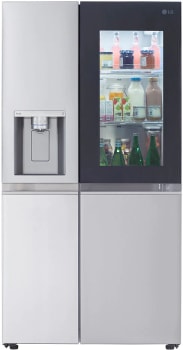 LG LRSOS2706S - 27 cu. ft. Side-By-Side InstaView™ Refrigerator