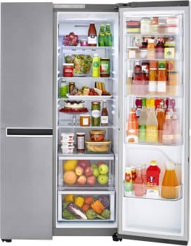 LG LRSPS2706V 36 Inch Side by Side Refrigerator with 27 cu.ft Large ...