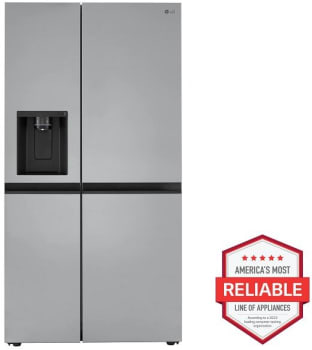 LG LRSXC2306S - 36 Inch Counter-Depth Side-by-Side Refrigerator with 23 Cu. Ft. Capacity