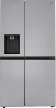 LG LRSXS2706S - 27 cu. ft. Side-by-Side Refrigerator with Smooth Touch Ice Dispenser