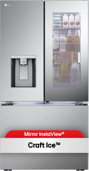 LG LRYKC2606S - 36 Inch Counter-Depth MAX™ Freestanding French Door Smart Refrigerator