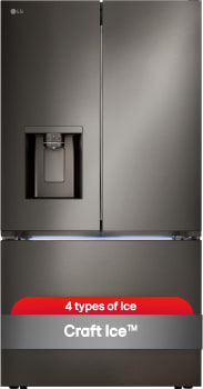 LG LRYXC2606D - 36 Inch Counter-Depth MAX™ Freestanding French Door Smart Refrigerator with Pocket Handle Design with Welcome Light