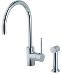 Rohl Italian Brass Single Handle High-arc Kitchen Faucet in the Kitchen  Faucets department at