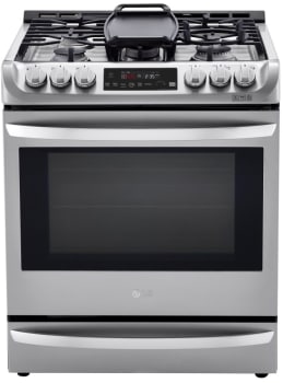 LG 6.3 cu. ft. Smart Slide-In Gas Range with ProBake Convection