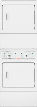 Speed Queen LSGE5AGS113TW01 - Commercial Gas Stack Dryer