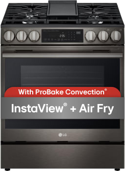 LG LSGL6335Z - 30 Inch Smart Instaview™ Slide-in Gas Range