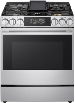 LG SIGNATURE LSGU6339X - 30 Inch Smart Slide-in Gas Range