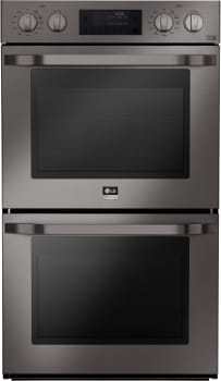 LG Studio LSWD309BD - Black Stainless Steel Front View