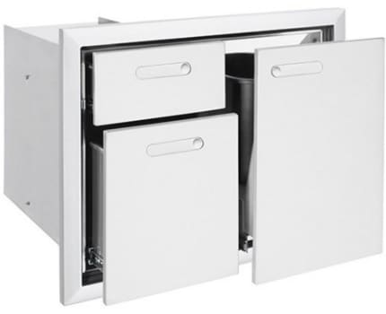 Lynx Professional Grill Ventana Storage Collection LTA304 - Trash Center & Double Drawers
