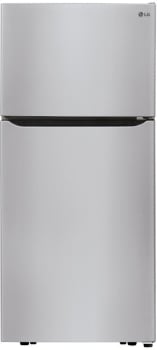 LG LTCS20030S - 30 Inch Top Freezer Refrigerator with 20.2 Cu. Ft. Total Capacity