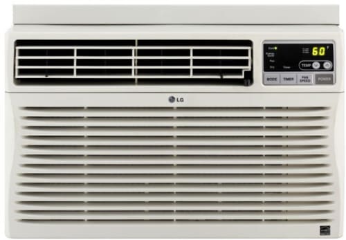 Lg Lw8012er 8 000 Btu Window Air Conditioner With 10 8 Eer 2 2 Pts Hr Dehumidification 24 Hour Timer Auto Restart Energy Saver And Remote Control