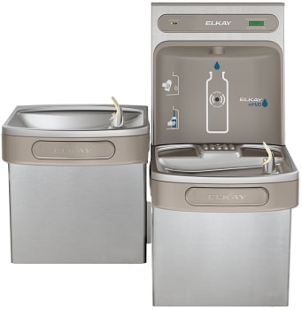 Elkay LZSTL8WSSK - ezH2O® Refrigerated Wall Mount Filtered Bottle Filling Station with 8.0 GPH Chilling Capacity