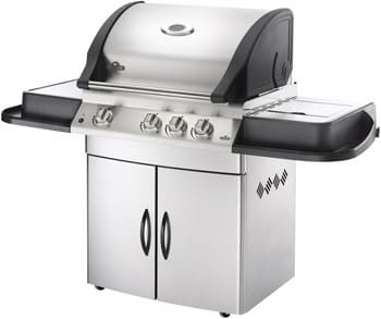 Napoleon M485SBPSS 64 Inch Freestanding Gas Grill with 675 sq. in. Cooking Surface 59000 Total BTU 3 Bottom Burners Side Burner Jet Fire Ignition System and i Glow Knobs Liquid Propane