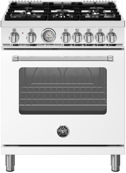Bertazzoni Master Series MAS305DFMBIV - 30 Inch Freestanding Dual Fuel Range