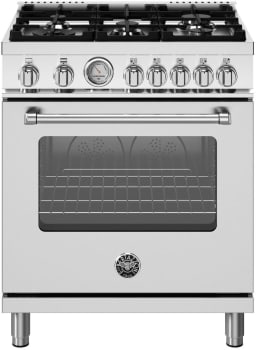 Bertazzoni Master Series MAS305GASXVLP - 30 Inch Freestanding Gas Range