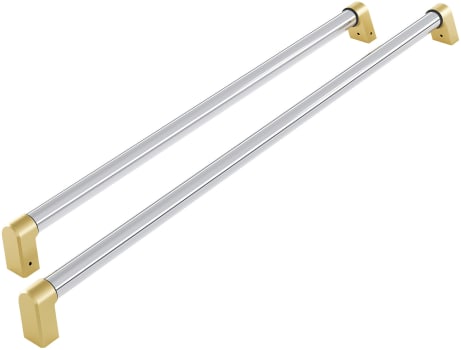 Bertazzoni MASHK36PIXG - Handle kit for 36" Bottom Mount Built-in Refrigerator - Master Series with Gold Accents
