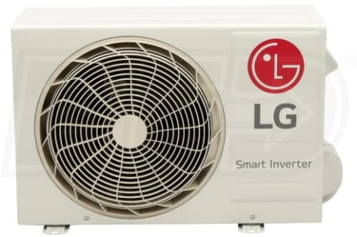 Lg Lsu180hev1 17 000 Btu Mega Single Zone Inverter Heat Pump Wall Mount Value Line Outdoor Unit With 19 000 Btu Heating Capacity Ultra Quiet Operation Sleep Mode Gold Fin Inverter Variable Speed Compressor