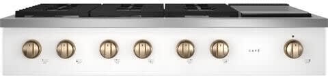 Cafe Professional Series CGU486P4TW2 - 48 Inch Professional Gas Rangetop in Matte White