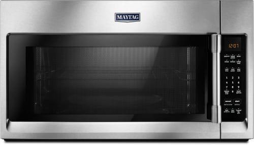 Maytag Mmv4206fz 2 0 Cu Ft Over The Range Microwave Oven With Maytag Mmv4206fz Front