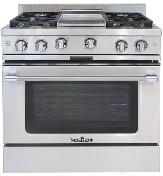 Capital Classic Chef MCR362G2N - 36 Inch Gas Range in Front View