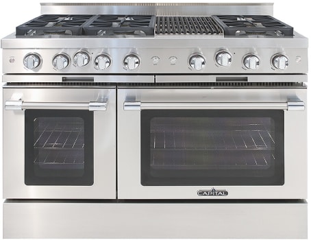 Capital Classic Chef MCR484B2N - 48 Inch Gas Range in Front View