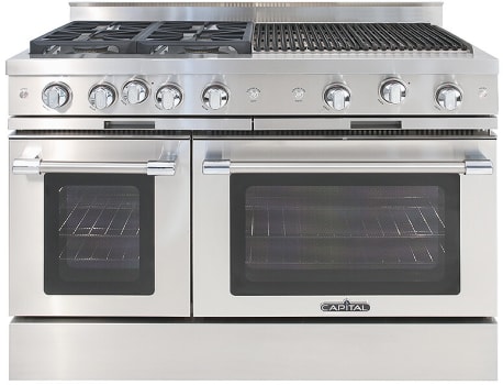 Capital Classic Chef MCR484BBN - 48 Inch Gas Range in Front View