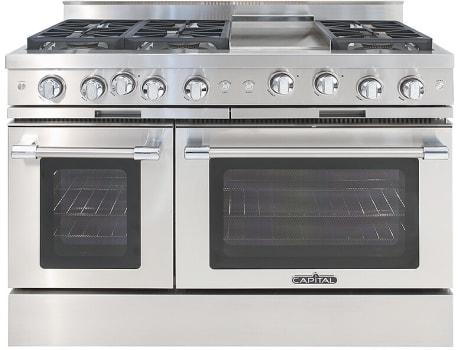 Capital Classic Chef MCR484G2N - 48 Inch Gas Range in Front View