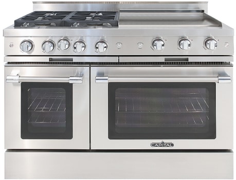 Capital Classic Chef MCR484GGN - 48 Inch Gas Range in Front View