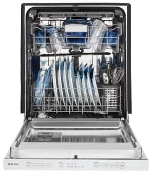 Maytag MDB8989SHW 24 Inch Fully Integrated Dishwasher with 15 Place ...