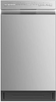 Midea MDF18A1AST - 18 Inch Full Console Dishwasher
