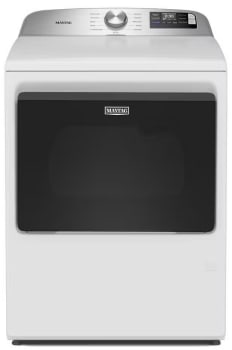 Maytag MED6205RW - 27 Inch Smart Electric Top Load Dryer with 7.4 cu ft. Total Capacity