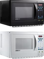 Microfridge Mfm9tp 0 9 Cu Ft Countertop Microwave Oven With 850 Watts Electronic Touchpad Controls Express Cook Settings Adjustable Volume And Safe Plug Charging Station Black