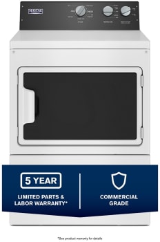Maytag Commercial Laundry MGDP586KW - 27 Inch Gas Dryer