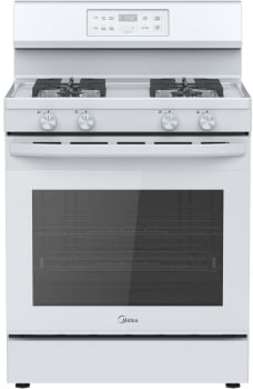 Midea MGR30S2AWW - 30 Inch Freestanding Gas Range