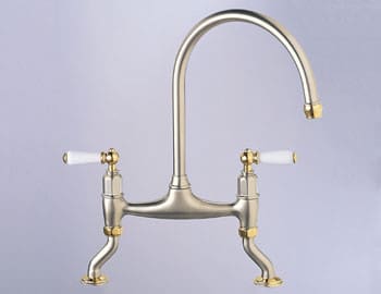 Franke Mh400 Double Lever Gooseneck Cast Spout Faucet With Side