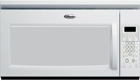 Whirlpool Mh2175xsq 1 7 Cu Ft Over The Range Microwave With 1 000 Cooking Watts Warm Hold Cycle And Sensor Cooking Cycles White