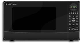 Sharp R420LK 1.4 Cu. Ft. Family-Size Microwave Oven with 1,100 Cooking ...